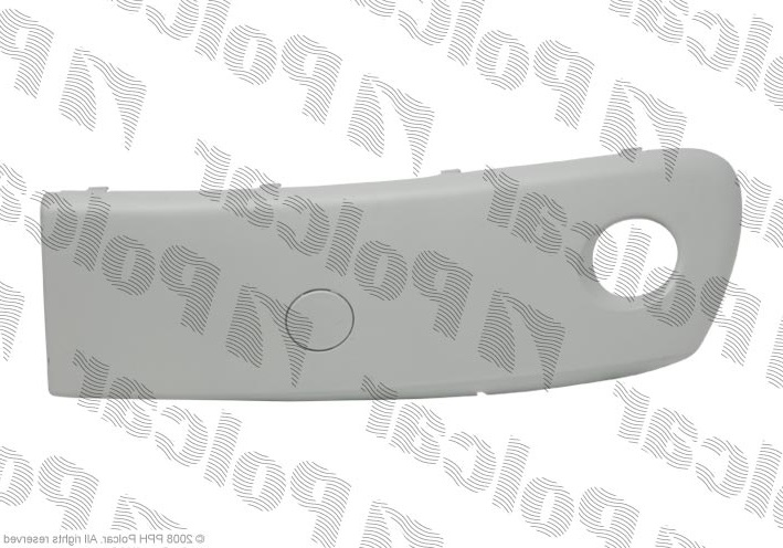 Накладка бампера ліва з отвором противотуманки Mitsubishi Colt 2004-2010