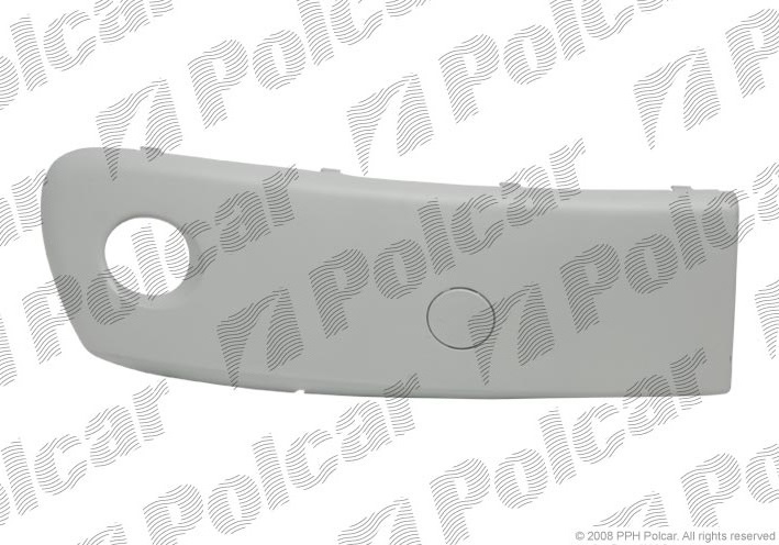 Накладка бампера права з отвором противотуманки Mitsubishi Colt 2004-2010