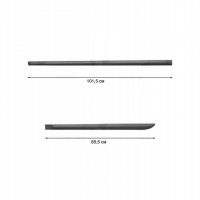 Накладки бокові (комплект лівий) VW Golf 7 (Фольксваген Гольф 7) 5D 2012-2020