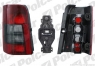 Ліхтар задній лівий Сітроен Берлінго / Пежо Партнер 2 двері (роспашонка) (димчата вставка)