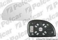 Вкладиш дзеркала (скло, дзеркальний елемент) лівий Hyunday Accent (Хюндай Акцент) 2002 - 2006