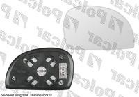 Вкладиш дзеркала (скло, дзеркальний елемент) правий Hyunday Accent (Хюндай Акцент) 2002 - 2006