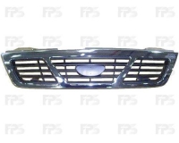 Решітка чорна + рамка (тип UZ Daewoo) хром Решітка чорна + рамка (тип UZ Daewoo) хром