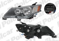 Фара ліва НВ3+НВ4 черн. (с корректором)  Mitsubishi Outlander XL 2007-2010
