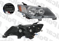 Фара права НВ3+НВ4 черн. (с корректором) Mitsubishi Outlander XL 2007-2010