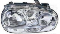 Фара права Н7+Н1+Н3 хром (мех./ел.) VW Golf 1997-2003