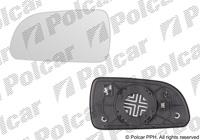 Вкладиш дзеркала (скло, дзеркальний елемент) лівий Hyundai Sonata (Хюндай Соната) 2005 - 2010