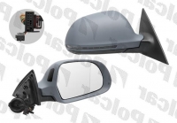 Дзеркало праве складається с подсветкой та указателем поворота Audi A6 (C6) 2008-2011