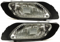 Фара протитуманна ліва з лампою та рамкой (гладкий розсіювач)