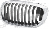 Решітка (ноздрі) ліва BMW 3 e46 купе після 2003 (хром-чорна)