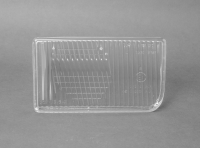 Скло фари противотуманной лівої BMW E34