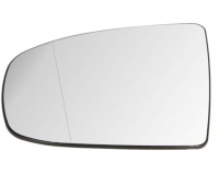 Скло дзеркала (вкладиш, дзеркальний елемент) лівий BMW X5 e70 / X6 e71 (4 контакта)