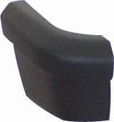 Угольник бампера переднього правого чорний