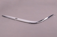 Молдинг бампера переднього лівий хром (з отвором омивача) BMW 7 e38 (БМВ е38) 