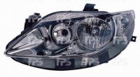 Фара ліва ел. H7+H7 хром