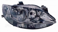 Фара права ел. H7+H7 хром