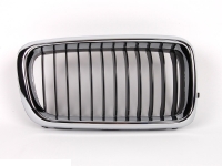 Решітка (ноздрі) права хром / чорна BMW 7 e38 (БМВ е38) після 1999