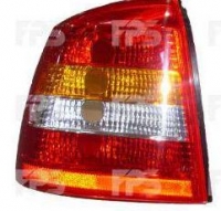 Ліхтар задній лівий красно-білий (HB) Opel Astra G