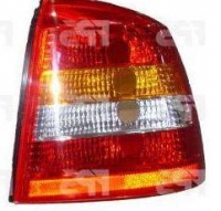 Ліхтар задній правий красно-білий (HB) Opel Astra G