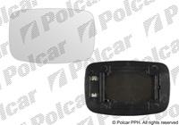 Вкладиш дзеркала (скло, дзеркальний елемент) лівий Ford Fiesta / Courier (Форд Фієста / Кур'єр) 1995 - 2001