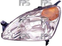 Фара ліва Н4 мех. 2001-2004 (жовтий поворот)