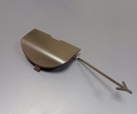 Заглушка отвору крюка буксировки переднього бампера Fiat 500 (Фіат 500) 2007-2015 