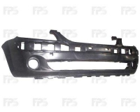 Бампер передній чорний (з отворами противотуманок)