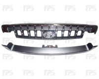 Решітка 2000-2001 комплект верхня+нижня хром