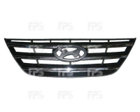 Решітка хром/чорна OE=86350-3K600