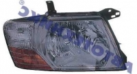Фара права (хром. відбивач) Mitsubishi Pajero 2003-2007
