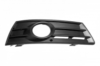 Решітка в бампері з отворами для галогенів ліва VW Passat CC (Фольксваген Пассат СС) 2008-2012