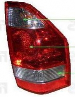 Ліхтар задній правий светло-червоний Mitsubishi Pajero 2003-2007