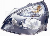 Фара ліва Н7+Н1 ел. сіра Renault Clio / Symbol