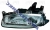 Фара ліва мех./ел.
