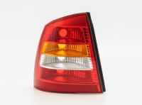 Ліхтар задній лівий красно-білий (Sedan) Opel Astra G