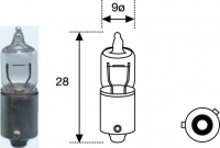Автолампа H6W, 12V 6W, цоколь BAX9s Автолампа H6W, 12V 6W, цоколь BAX9s