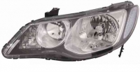 Фара ліва НВ3+НВ4 (чорна) HONDA CIVIC 2006-2009 