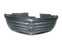 Решітка чорна с хром рамкой