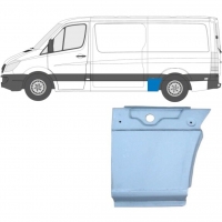 Ремчастина арки лівої нижня (L2 база) Mercedes Sprinter 906 (Мерседес Спрінтер 906) після 2006