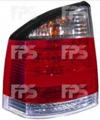 Ліхтар задній лівий біло-червоний (Sedan) Opel Vectra C