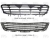 Решітка в бампер середня до 2007 чорна