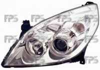 Фара ліва Н7+Н1 хром. відбивач Opel Vectra C Фара ліва Н7+Н1 хром. відбивач Opel Vectra C