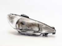 Фара права Peugeot 206 1998-2003 (під 1 лампу, рифлене скло) Фара права Peugeot 206 1998-2003 (під 1 лампу, рифлене скло)