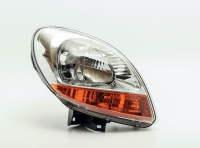 Фара права (жовтий поворот, хром. відбивач) Renault Kangoo 2003-2009 Фара права (жовтий поворот, хром. відбивач) Renault Kangoo 2003-2009