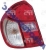 Ліхтар задній лівий красно-білий Renault SYMBOL