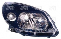 Фара права Н4 мех./ел. (чорна) Sandero 2008-2013