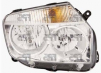 Фара права Н7+Н1+PY21W+W5W електр. (хром.) Renault Duster Фара права Н7+Н1+PY21W+W5W електр. (хром.) Renault Duster