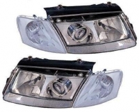 Фара лев+прав Н7+Н7 з покажчиками поворотів прозрач. (к-т 4шт)