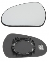 Вкладиш (скло, дзеркальний елемент) дзеркала лівий Peugeot 207 (Пежо 207) 2006-2013