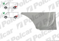 Ремчастина задньої лівої арки Opel Vivaro / Renault Trafic / Nissan Primastar 2001-2014 за колесом Ремчастина задньої лівої арки Opel Vivaro / Renault Trafic / Nissan Primastar 2001-2014 за колесом